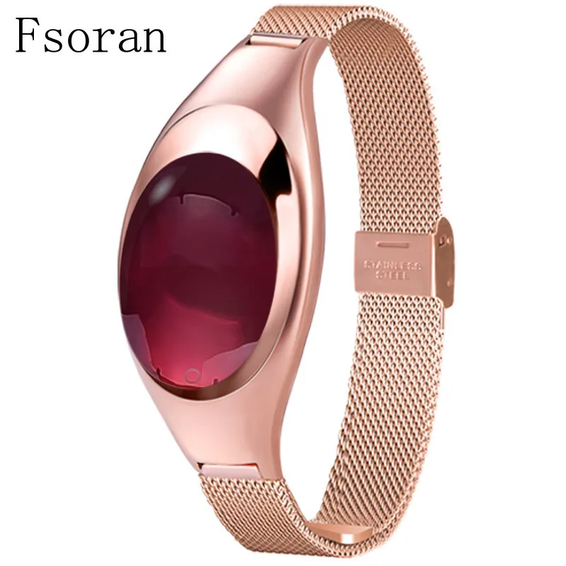 

Fsoran Z18 Women Smart Watch With Blood Pressure Heart Rate Monitor Pedometer Fitness Tracker Watches For Android IOS