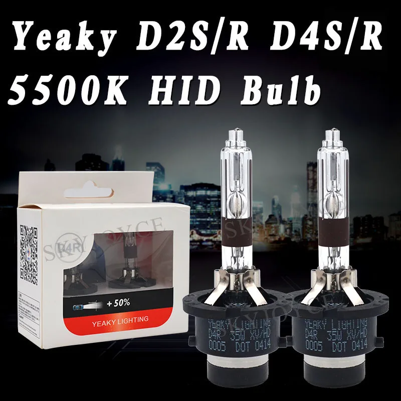 SKYJOYCE фар автомобиля 35 Вт Yeaky D2S ксенон D4S HID комплект 4500K 5500K 6500K D2S D2R D4S D4R ксеноновая лампа балласта 85967-50020