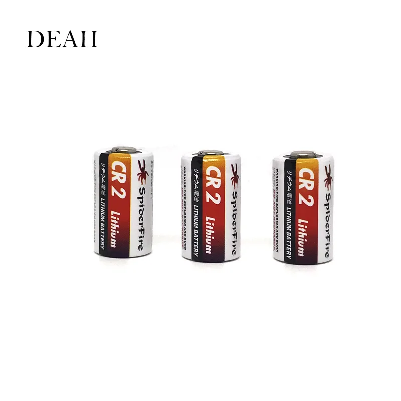 

3pcs 3V 850mah CR2 CR15H270 CR15266 lithium battery for flashlight Headlamp alarm system Positioning instrument rangefinder CR2
