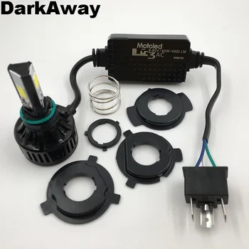 

DarkAway AC Motorcycle LED Headlight H4 40W 4000Lm Bike HS1 PH7 PH8 BA20D H6 H4 LED Bulb Front Light Lamp 360 Degrees Beam White