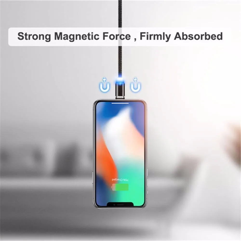 Магнитный кабель Micro USB для iPhone samsung, магнитный кабель USB для зарядки, кабель usb type C для быстрой зарядки, кабель для зарядки и передачи данных