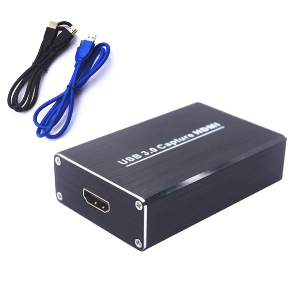 

New Free Drive USB3.0 Capture HDMI To USB Capture Video Capture Dongle HD Phone Games Meeting Video Capture Box For OBS POTPAYER