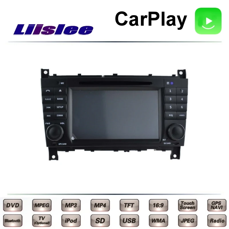 Clearance For Mercedes Benz C W203 CLK W209 CLS 2001~2011 LiisLee Car Multimedia TV DVD GPS Radio Carplay Original Style Navigation Navi 1