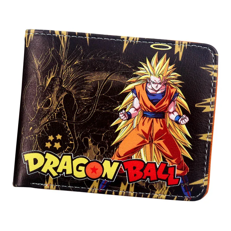 Dragon Ball z кошелек Goku короткий кошелек молодые мужчины, Женщины студентов Аниме Мода короткий кошелек - Цвет: DRAGON BALL-03