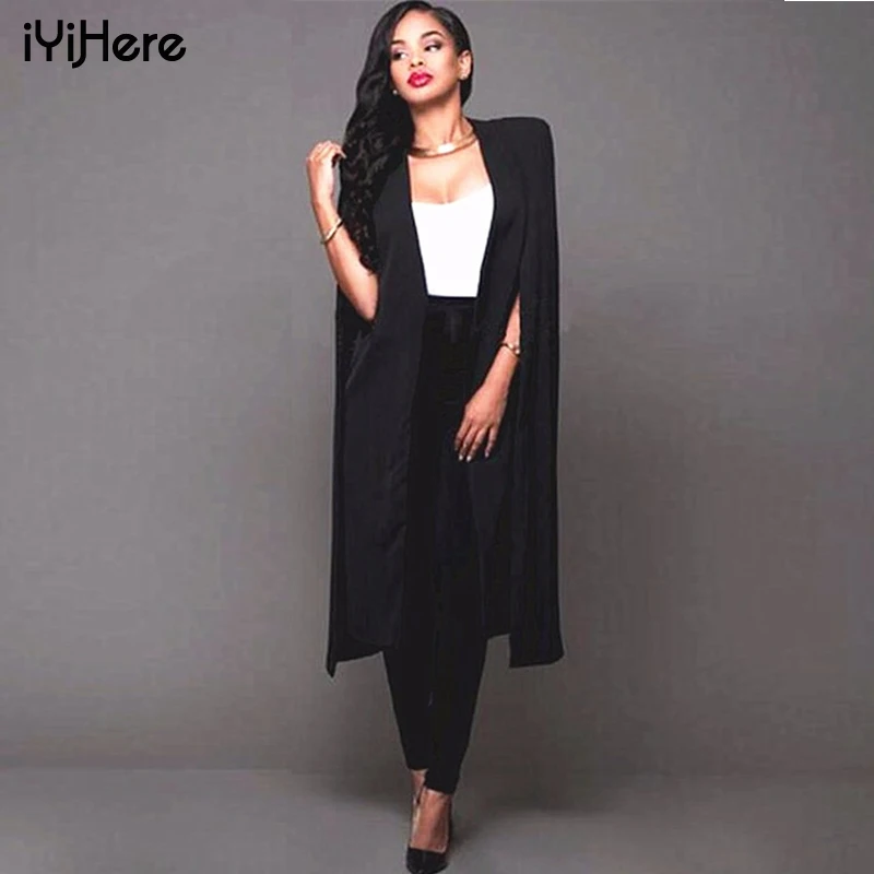 Aliexpress.com : Buy Fashion Thin Cloak Cape Blazer Women