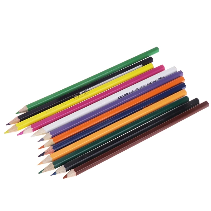 

New 12 Colors Pro Non-toxic Drawing Pencils Sketching Drawing Finest