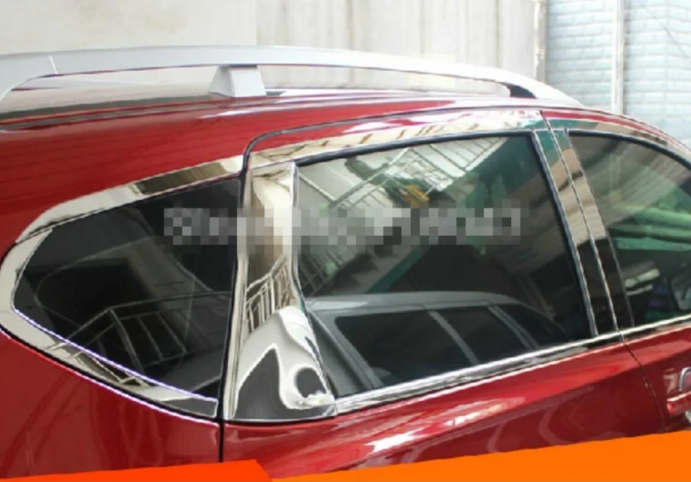 Отделка для окон из нержавеющей стали столб B + C 6 шт. подходит Hyundai ix45 новинка Santafe