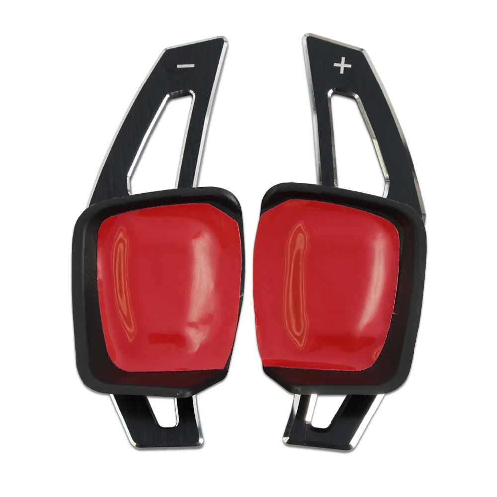 

Aluminum Steering Wheel DSG Paddle Extension Shifters Shifter Sticker Cover for Volkswagen VW GOLF 7