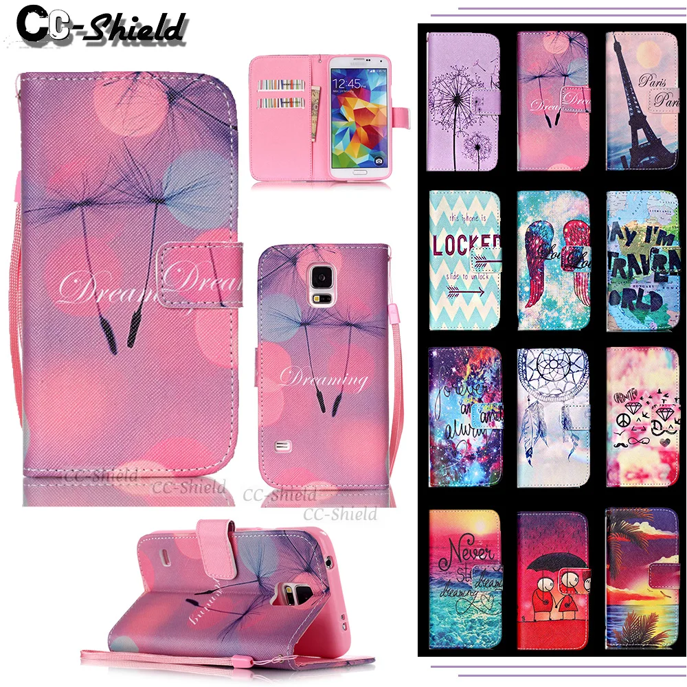 Флип-чехол для Sumsung Galaxy S5 S 5 mini G800F G800H G800A G800Y SM-G800F SM-G800H SM-G800A чехол телефона с