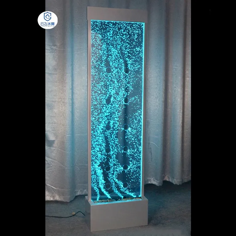 

Customized:Water dance bubble screen,acrylic water column,LED colorful color,water curtain screen