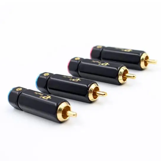 Бесплатная доставка 10 шт./лот высококачественный разъем RCA Pailiccs позолоченный