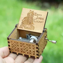 20 видов антикварной резной деревянной рукоятки музыкальная шкатулка Дэви Джонс тема из Звездных Войн музыкальная шкатулка подарок на день рождения