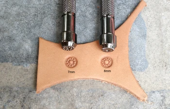 

Advanced steel pistil pattern Hand-work unique design leather working tools carving punches stamp craft