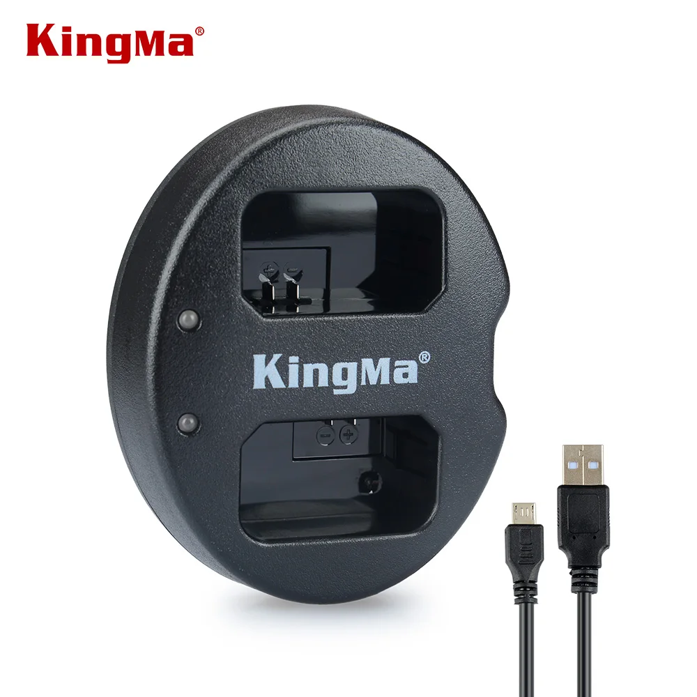 Kingma USB двойной Зарядное устройство двойной Порты Зарядное устройство для Sony NP-FW50 Батарея ДЛЯ Alpha 7 A7 Alpha 7R A7R 7 s a7s A3000 A5000 a6000