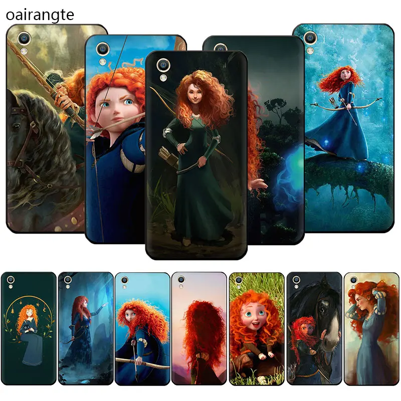 cartoon Brave Merida Silicone soft phone case for OPPO A5 A7 A9 A37 A39 A57 A59 A73 A77 F1Plus F5 F7 F9 F11 R9S R15 R17 Pro | Мобильные