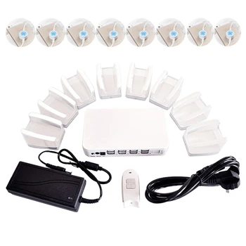 

8 port cell phone security display stand tablet burglar alarm PC alarm sensor retail security Acrylic stand for apple,Samsung