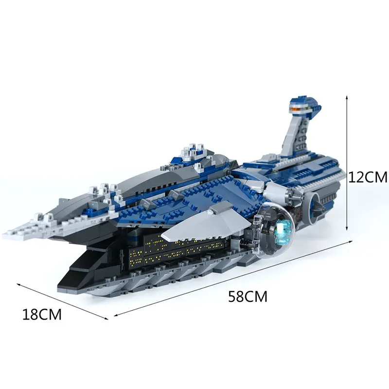 

Lepin 05072 Star The Malevolence ship compatible legoinglys 9515 Wars Model Building Bricks Blocks Kids Toys Boys Birthday Gift