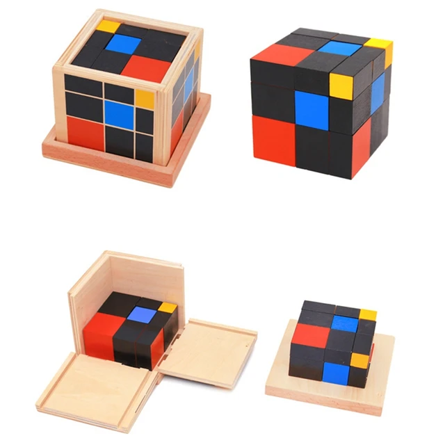 Montessori Binomial Trinomial Cube - My Gifted Education