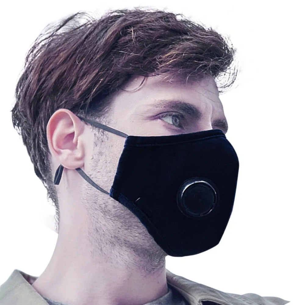 Анти-маска от дыма осень зима велосипед маски унисекс PM 2,5 предотвратить бактерии пыли уход за кожей лица намордник маска фильтр уход за