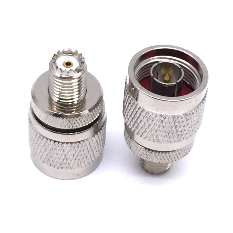 Коннектор JX 2pcs RF коаксиальный адаптер N штекер для мини UHF Женский Разъем