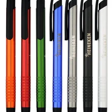 Бесплатный 1 цветной логотип Тяжелая Металическая подписи Лучший для компании логотип подарок, ручка для офисов и школ, рекламная ручка