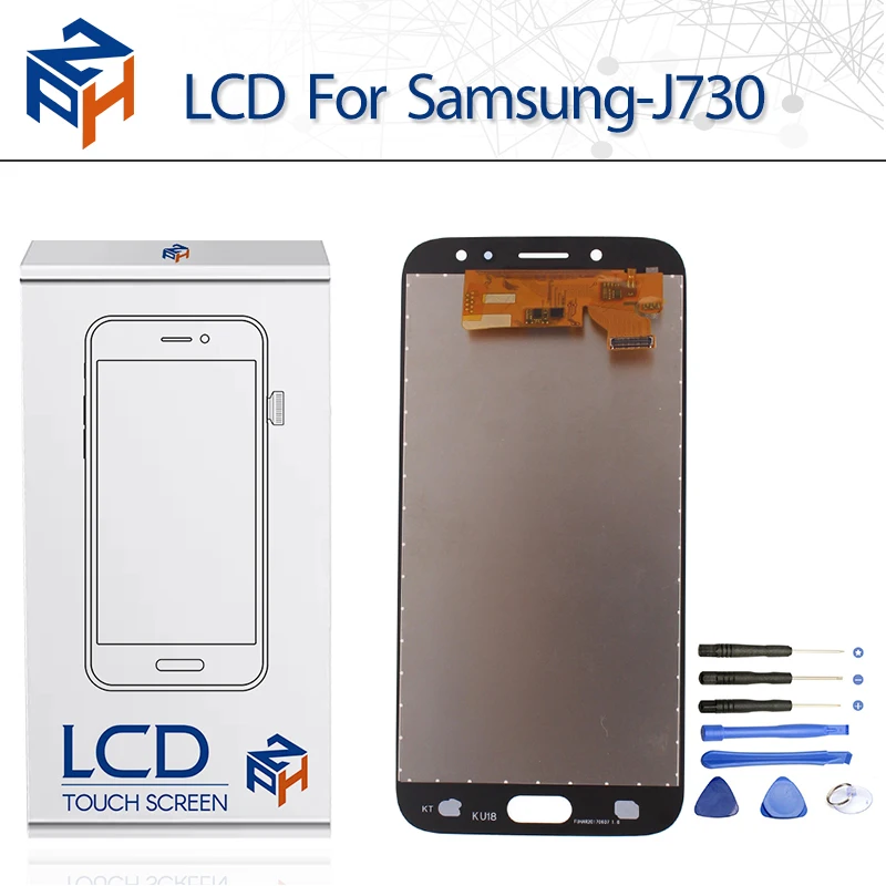 Расширенный регулировки ЖК-дисплей для samsung Galaxy J7 Pro J730 2017 SMJ730F Дисплей сенсорный