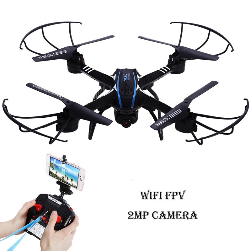 Buy Cheap 2MP camera RC Quadcopter 6 Axis Gyro Drone with camera HD Wifi Real-time Transmission FPV RTF 2.4G Helicopter Good as Syma drone