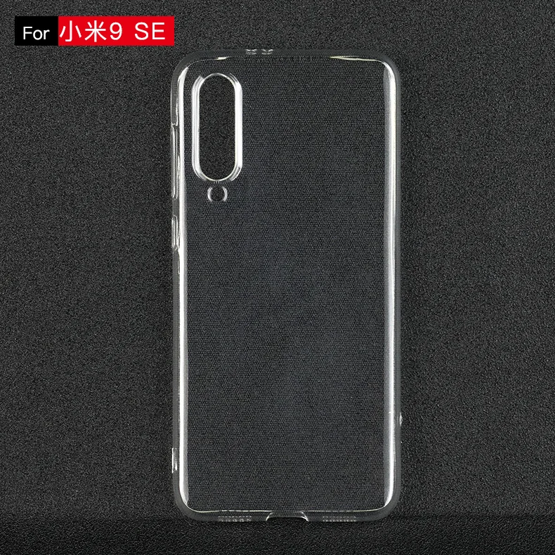 

For Xiaomi Mi 9 Case Cover 6.39'' Nature Transparent Clear Soft Silicon TPU Protector Cover for Xiaomi Mi9 Mi 9 SE Case