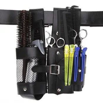 

Salon Leather Hairdressing Scissors Kit Bag Scissors Pockets Multifunction Hairstylist Holster Pouch Holder Tool Beauty Girl