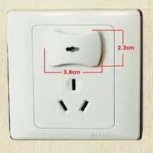 Высококачественная электрическая розетка для детей, заглушка для безопасности, два штыря, 10 упак./лот