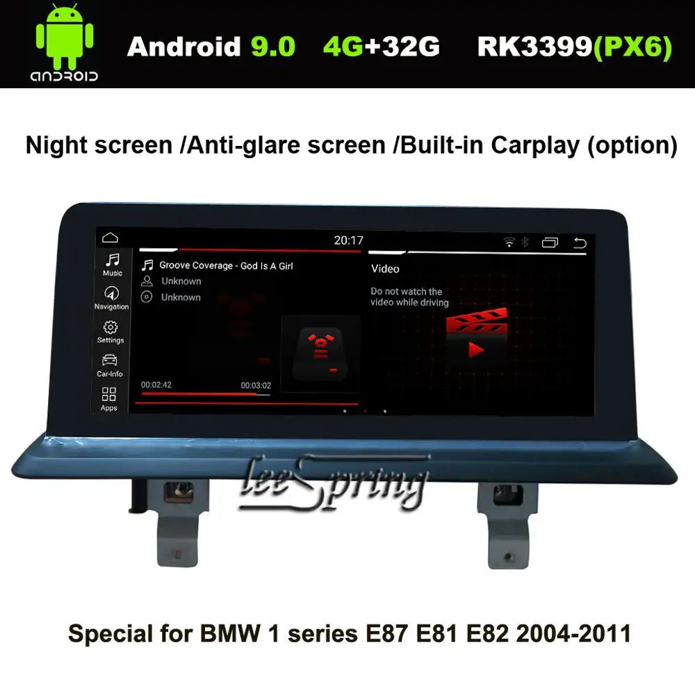 

10.25 inch IPS Screen Android 9.0 Car GPS Navigation for BMW 1 series E87 E88 E81 E82 2004-2011 Car Multimedia Player