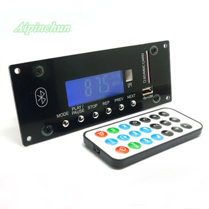 Aipinchun новый модуль Bluetooth MP3 декодирования с слотом для SD/MMC карты USB APE FLAC WAV WMA набор