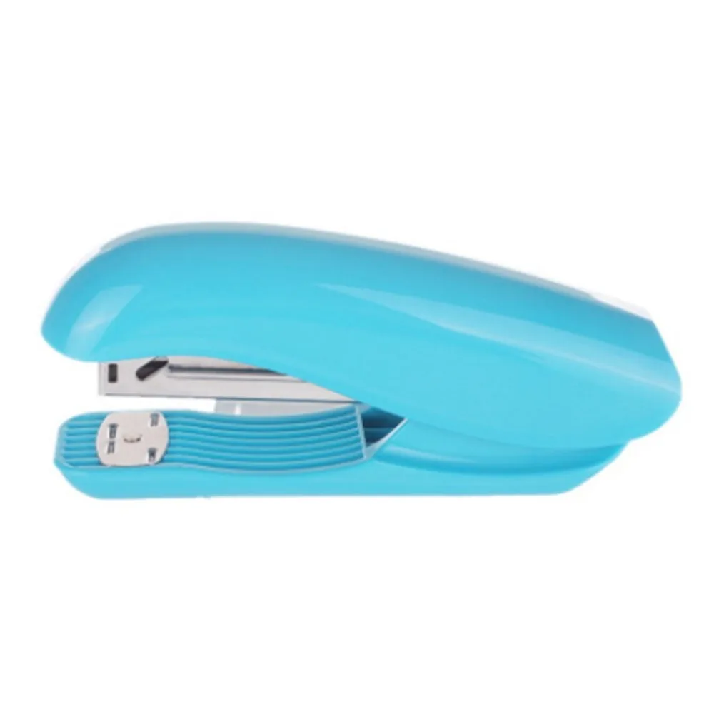 

4 Colors Mini Dolphin Shape Plastic Metal Stapler Office Stapler without Staples for Paper Binding School Office Accessories