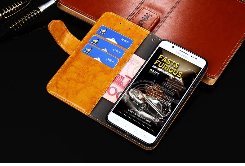 Flip Case Leather Cover For huawei Honor 5X 6X 7 case with Card Slot Wallet Stand Cover Case For Honor 7 back cover Coque Fundas