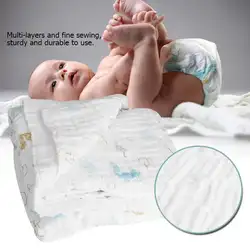 Ультра-мягкие абсорбирующие ребенка муслин хлопок одеяло; Банное полотенце детские дышащие колготки Warp душевое полотенце для