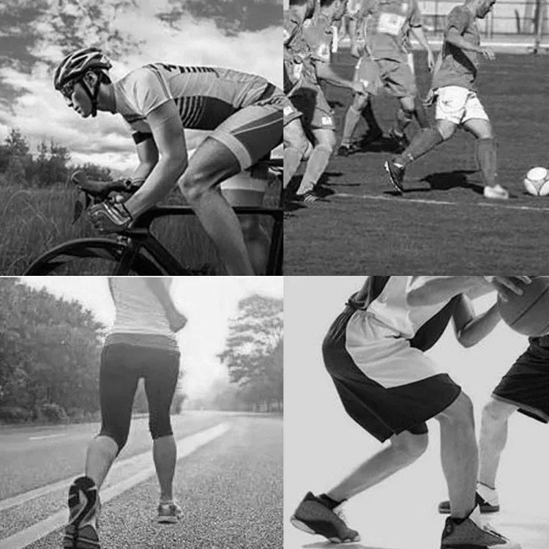 1 шт. спортивный компрессионный рукав для ног анти-скользящий Баскетбол Футбол поддержка икр протектор беговые щитки велосипедные гетры