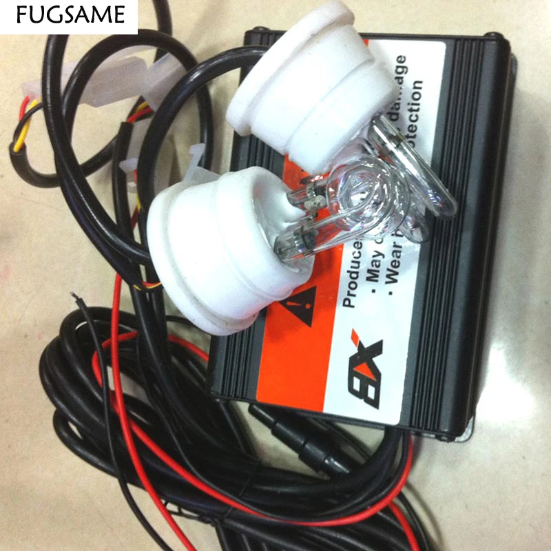 

FREE SHIPPING Factory Direct NEW 60W 2 STROBE RED BLUE LIGHT KIT POLICE FIRE SYSTEM