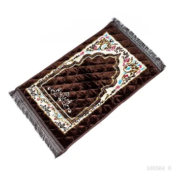 

New Muslim Prayer Rug Portable Braided Mats Travel Home Mat Blanket Islamique Tapete Mat Islamic Prayering Prayer Rugs 75*120cm