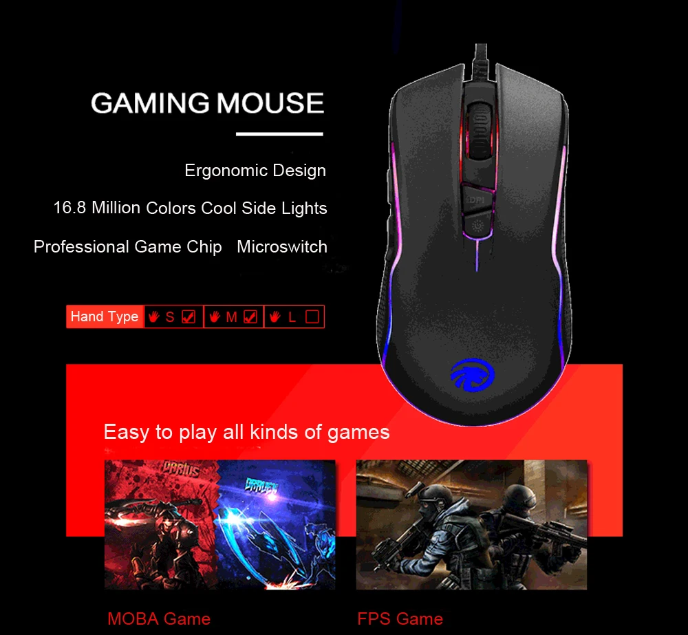 Gaming Mouse 1-F500-08