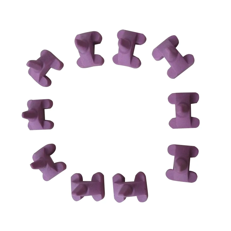 10pcs Ceramic Firing Pink Pegs Dental Lab for Single Porcelain Crown
