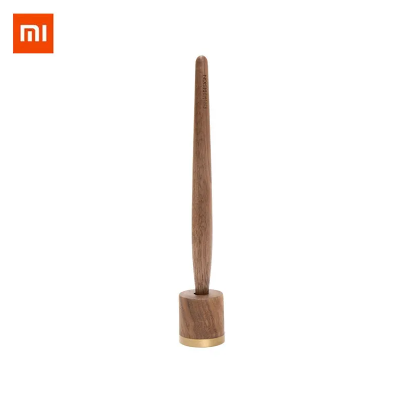 

XIAOMI Wood Metal Forever Pen Luxury Creative eternal pen Writing smooth Drawing Sketching Pen with Base Business Gift