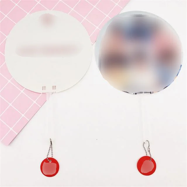 

Kpop Bangtan Boys WORLD TOUR Same Translucent Fans LOVE YOURSELF ANSWER Concert Same Fans 18X18 CM
