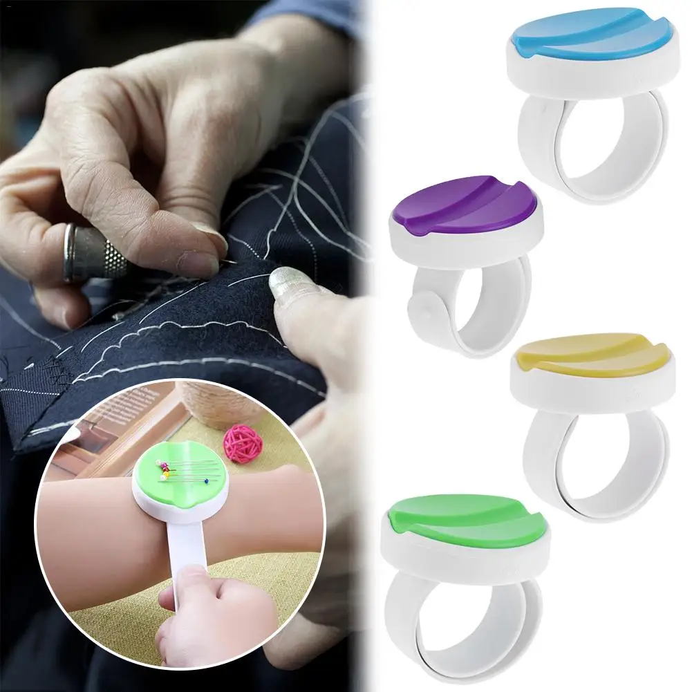 

Magnetic Sewing Pin Cushion Knitting Tool Wrist-held Sewing Storage Box DIY Craft Needle Box Sewing Accessories Quick Delivery
