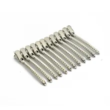 12 шт. в упаковке, заколки-Аллигаторы для волос заколка для волос из нержавеющей стали парикмахерские зажимы парикмахерские шпильки аксессуары для волос ручной работы Инструменты для укладки волос