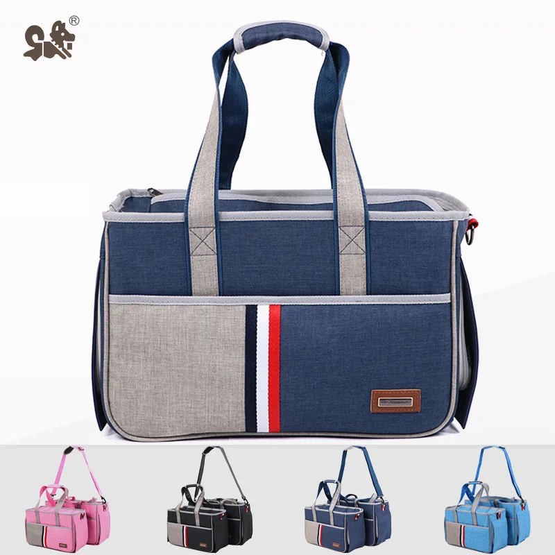 

Portable Travel Bag Handbag for Small Dogs Cats Puppies Kittens Rabbits Pet Carrier Dog Airline Approved Soft-Sided Pet Bag