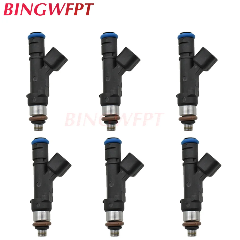 6x 04861667AA 0280158119 Топливные форсунки для Chrysler Town& Страна Dodge большой караван для Jeep Wrangler 2007-2011