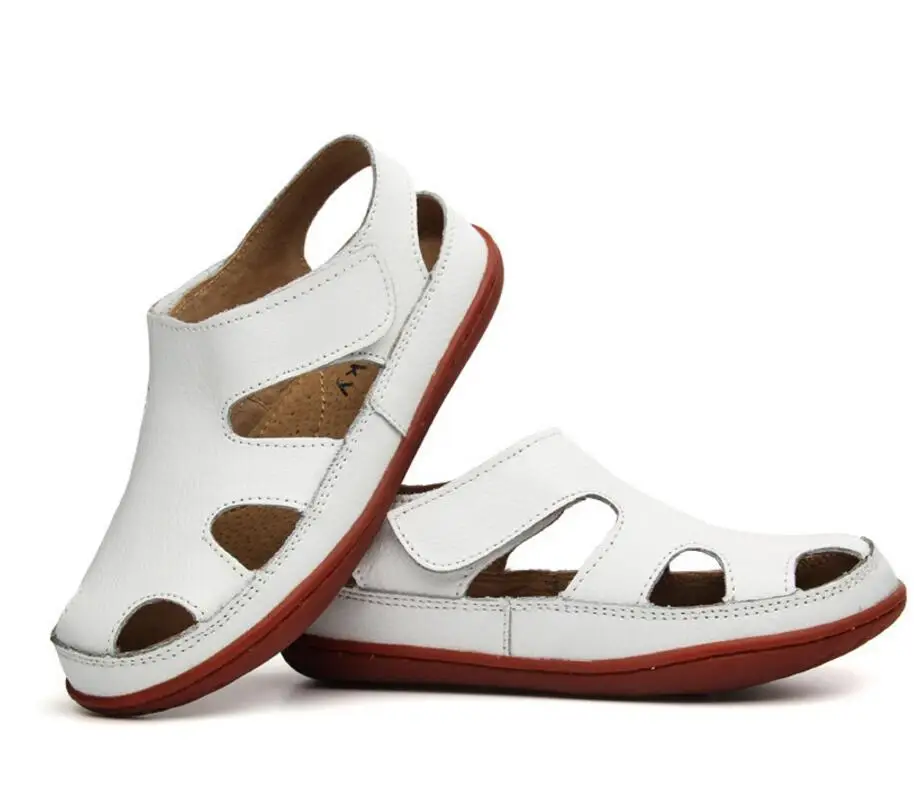 Children's leather sandals-22