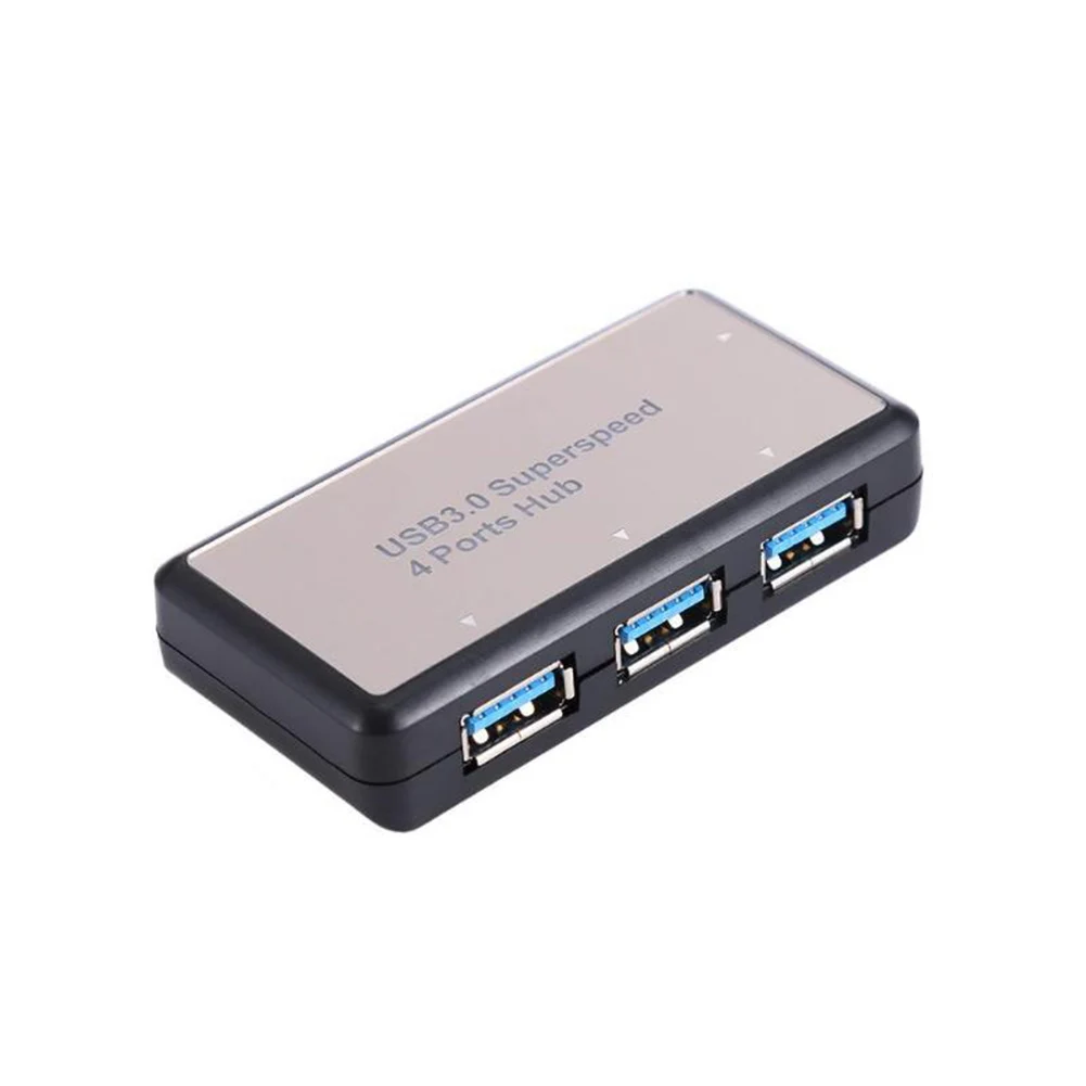Портативный DC 5 V высокоскоростной 3,05 Гбит/с USB 3,0 4 порта концентратор адаптер разветвитель питания