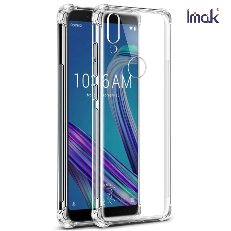 

IMAK Crystal Editon Case for Asus Zenfone Max Pro M1 ZB601KL ZB602KL case Clear Back Cover for Asus Max Pro M2 ZB631KL ZB633KL