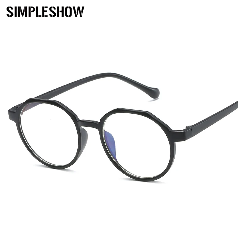 

SIMPLESHOW Clear Lenses Glasses Women Men Reading Glasses Round Shape Transparent Oculos Men Full Frame Eyewear Glasses Unisex